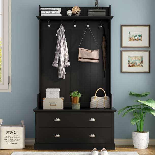 Red Barrel Studio® Hall Tree 38.54'' Wide with Bench & Reviews Wayfair